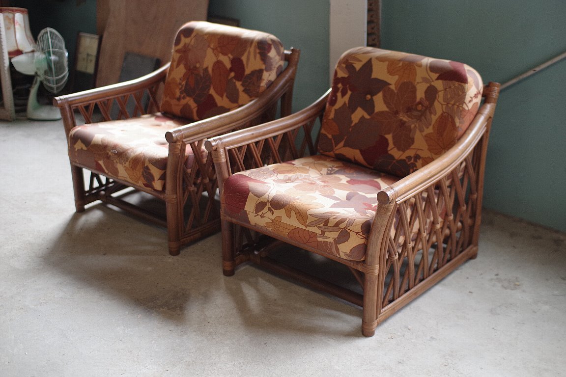 Yahoo!オークション - コスガ ヴィンテージなシングルソファ1P2脚セッ