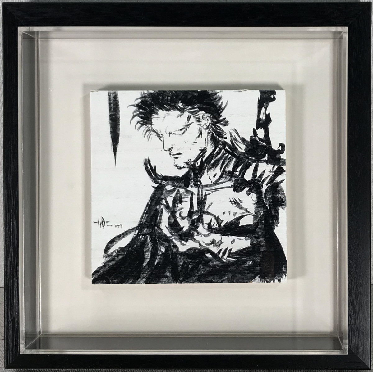 天野 天野 喜孝先生の直筆イラストサイン入り色紙 喜孝先生の直筆