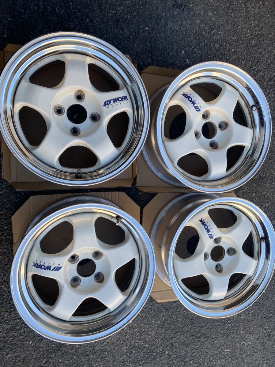 Yahoo!オークション - WORK マイスターS1 15インチ 7J PCD100 4穴 ＋30