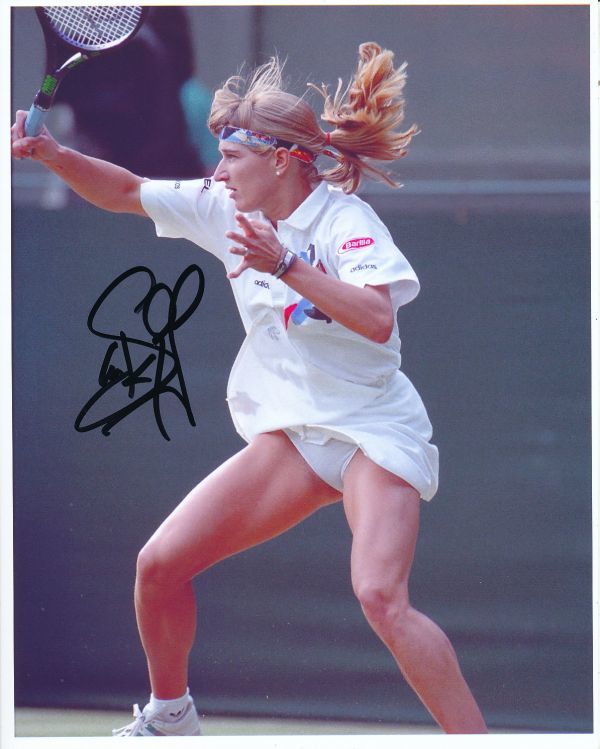 Yahoo!オークション - シュテフィ・グラフ 直筆サイン写真 証明書COA 3