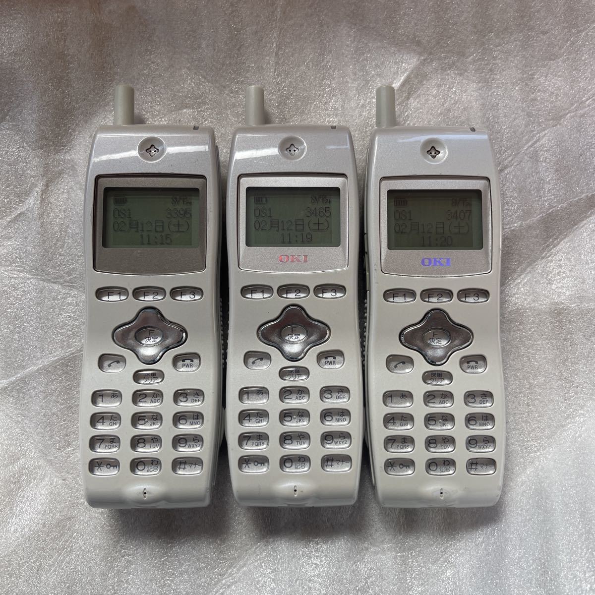 UM7700‐ホンタイ/NB 3台 20年製 ※取説付 デジタルコードレス① UM7700