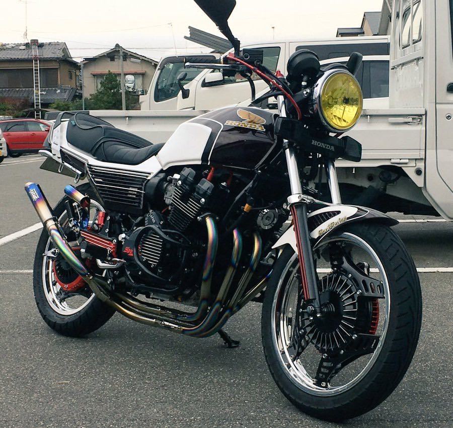 Yahoo!オークション - cbx400f サタケチタンマフラー48.6パイ 希少