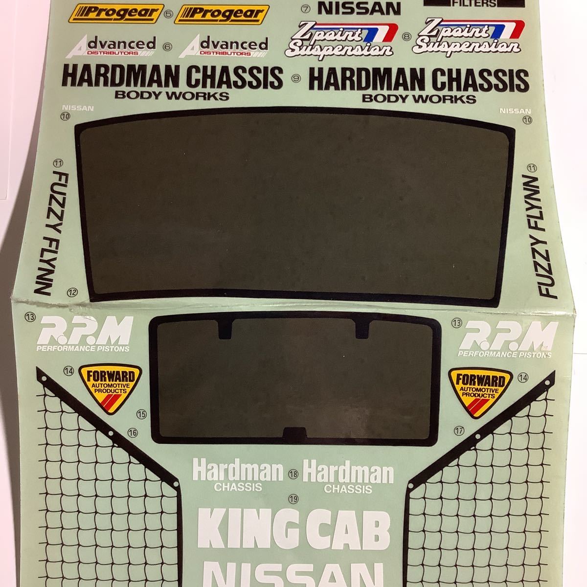 Yahoo!オークション - 1/10 タミヤ ニッサン・キングキャブ デカール