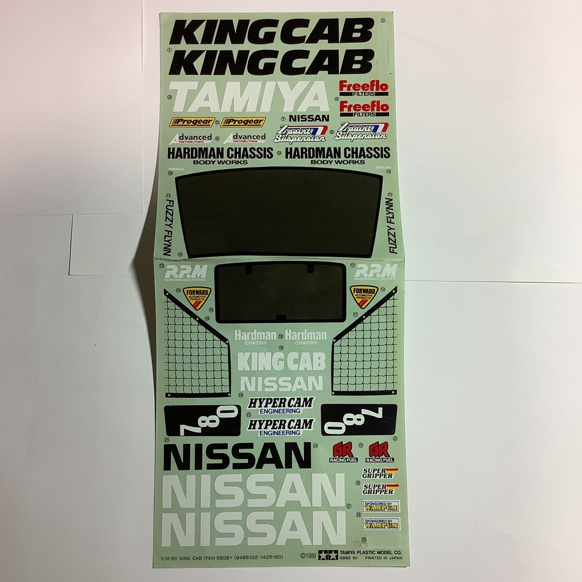 Yahoo!オークション - 1/10 タミヤ ニッサン・キングキャブ デカール