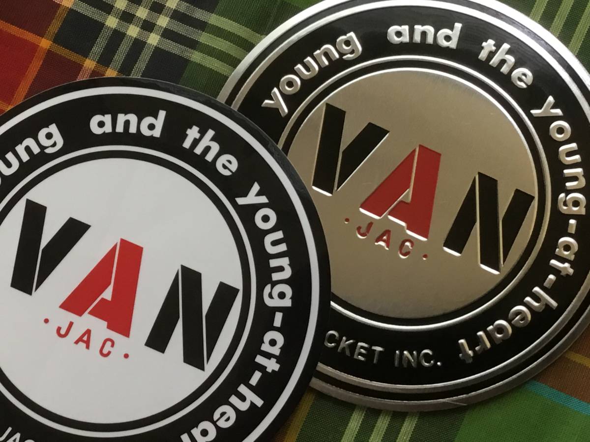 Yahoo!オークション - VAN JAC ヴァンヂャケット 丸VANステッカー2枚セ