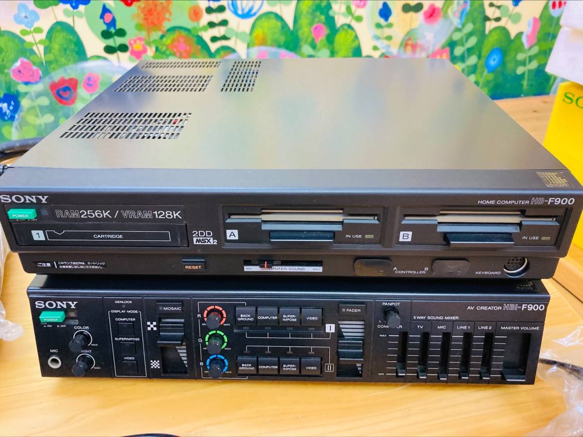 Yahoo!オークション - SONY HIT BIT MSX2 HB-F900 & HBI-F900 AVクリエ