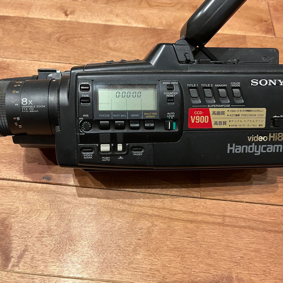 通電確認済み 即日発送】SONY CCD-V900 8mmビデオカメラ バッテリー