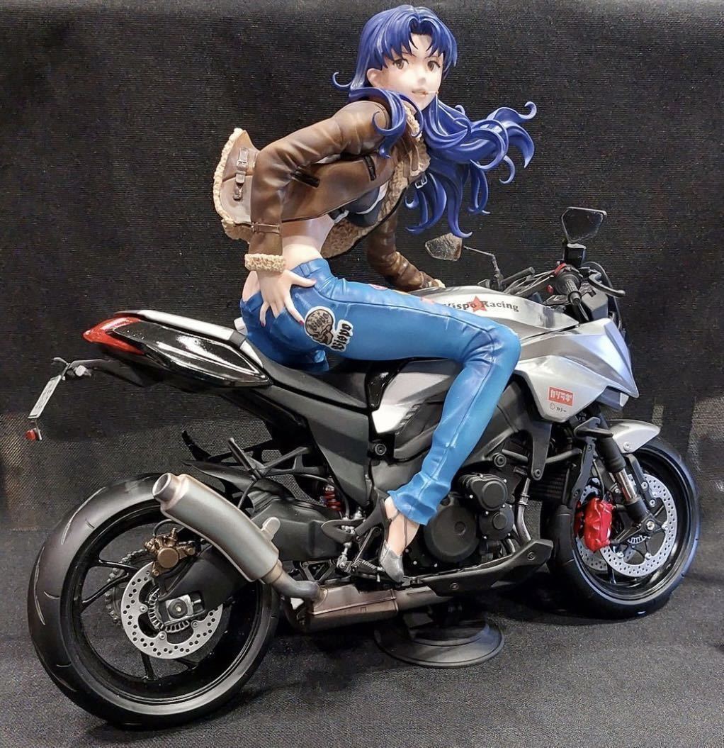 Yahoo!オークション - Vispo 1/6 ミサトさんとバイク 未組立品 ガレー