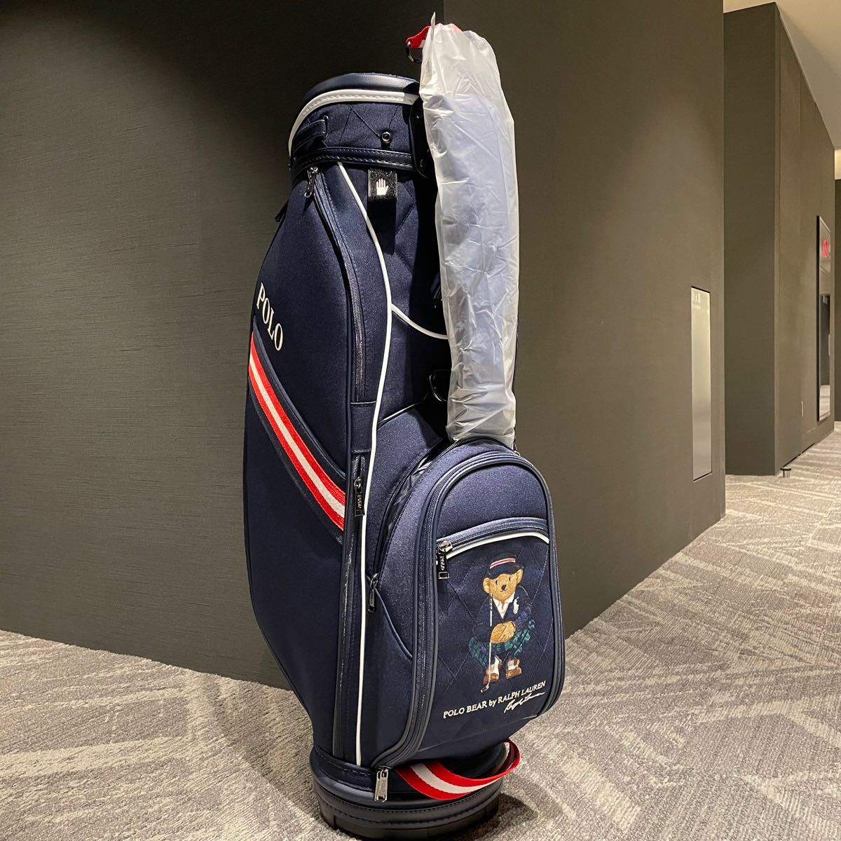 ラルフローレン キャディバッグ ポロベア ネイビー｜Yahoo!フリマ（旧