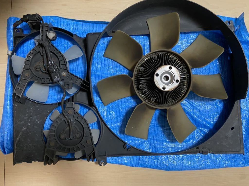 JZX100 ラジエターファンシュラウド カップリングファン付き JZX100