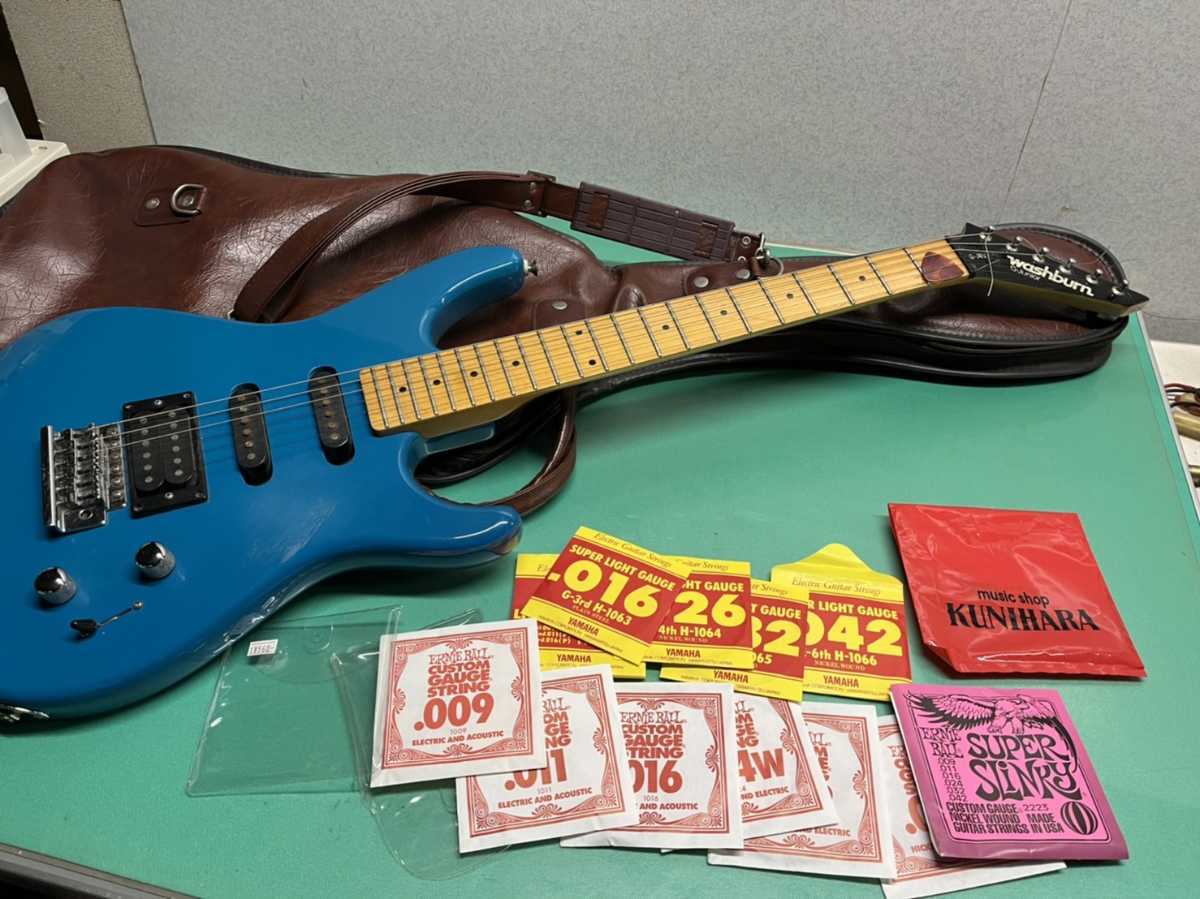 Yahoo!オークション - WASHBURN G-Junior G-JRV USA Turquoise Blu ワ