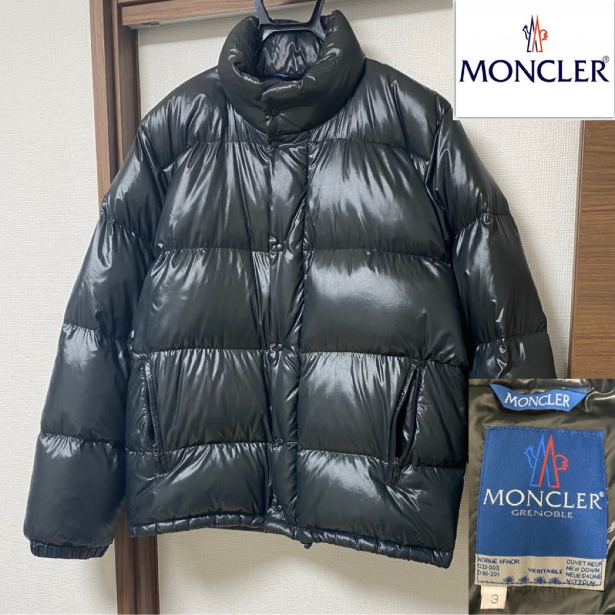 モンクレール ダウン アウター 青タグ 90s ダウンジャケット 希少