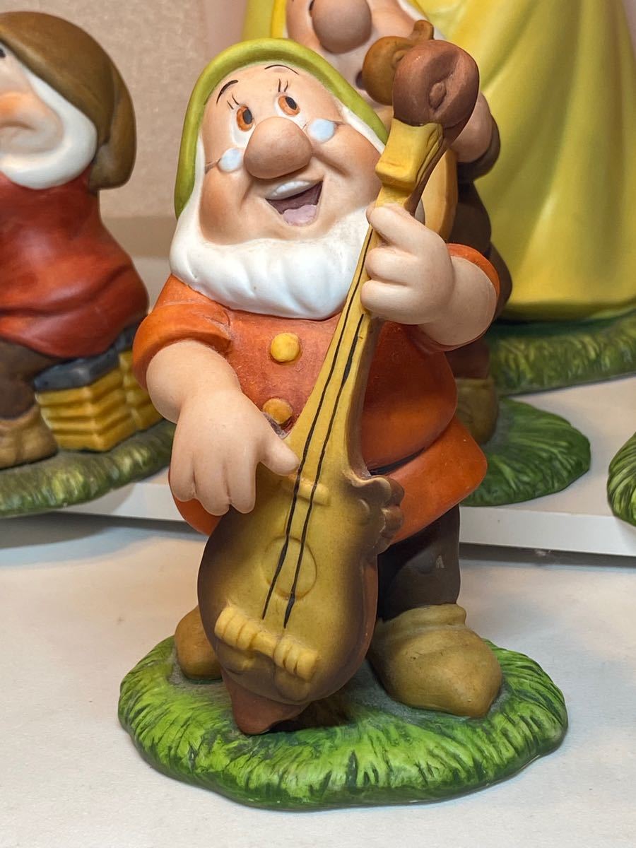 白雪姫と7人の小人たち 加藤工芸 陶器 ハンドメイド ガーデン