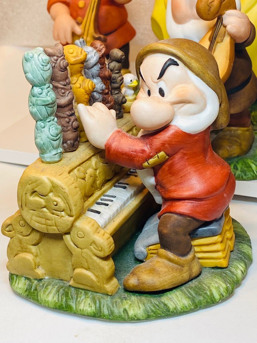白雪姫と7人の小人たち 加藤工芸 陶器 ハンドメイド ガーデン