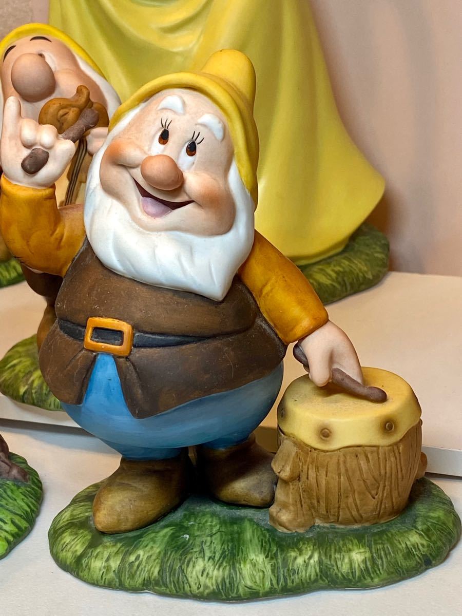 白雪姫と7人の小人たち 加藤工芸 陶器 ハンドメイド ガーデン