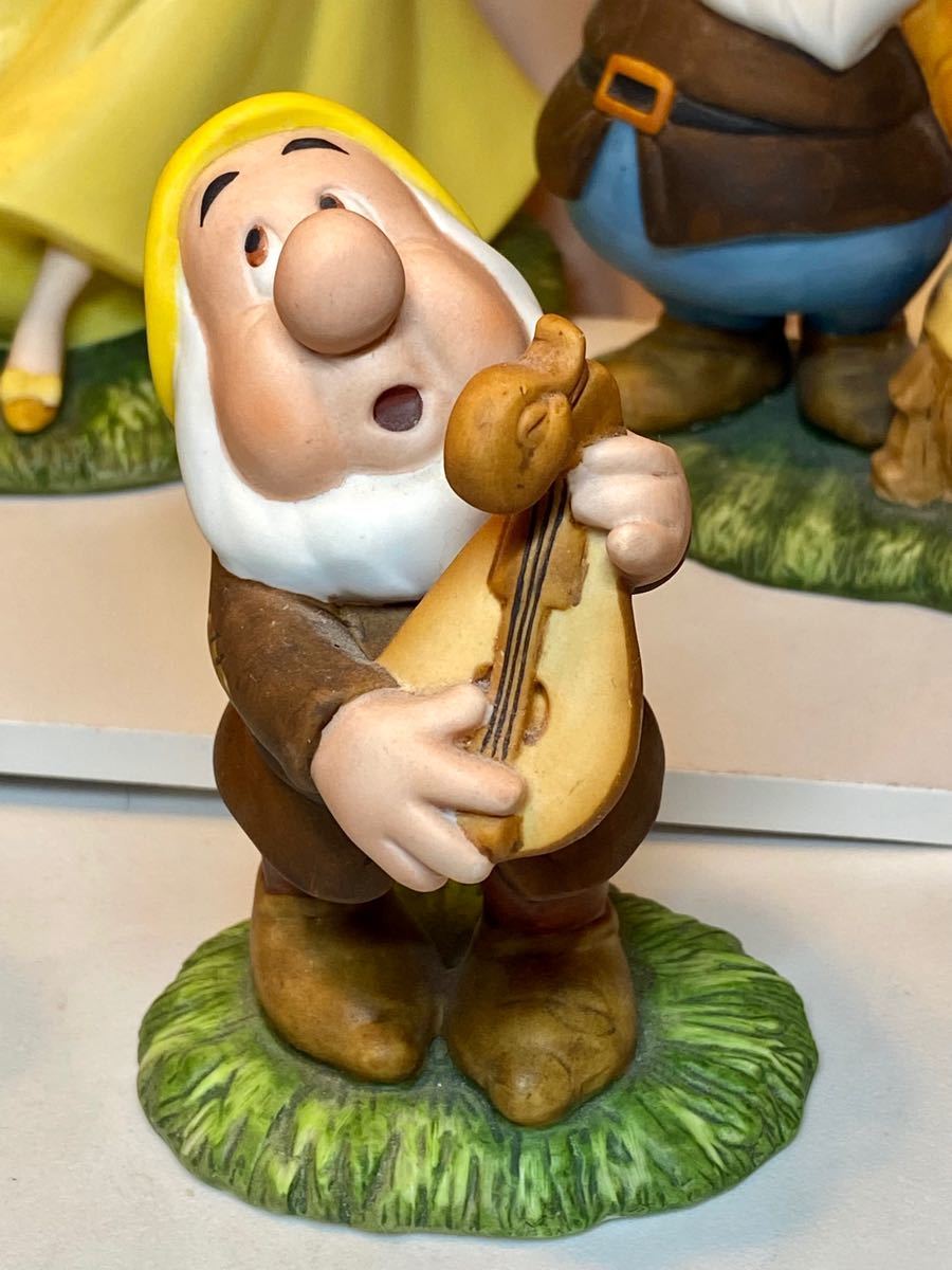 白雪姫と7人の小人たち 加藤工芸 陶器 ハンドメイド ガーデン