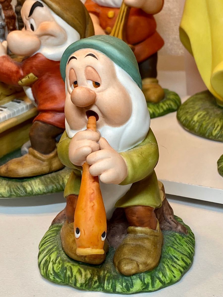 白雪姫と7人の小人たち 加藤工芸 陶器 ハンドメイド ガーデン