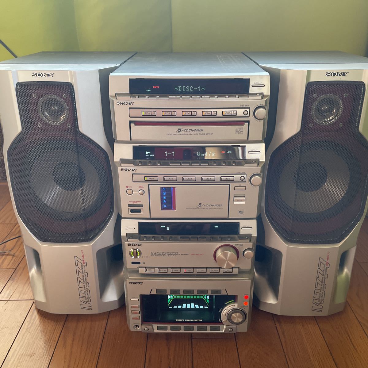 Yahoo!オークション - SONY ソニー DHC-MD777 システムコンポ HMC-MD77