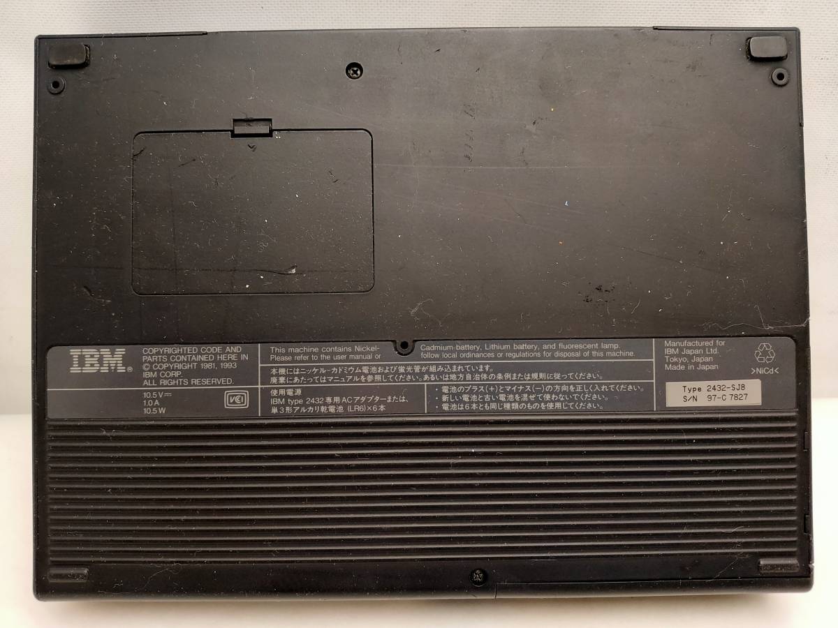 Yahoo!オークション - ジャンク品 IBM ThinkPad 220 2432-SJ8 ACアダプ