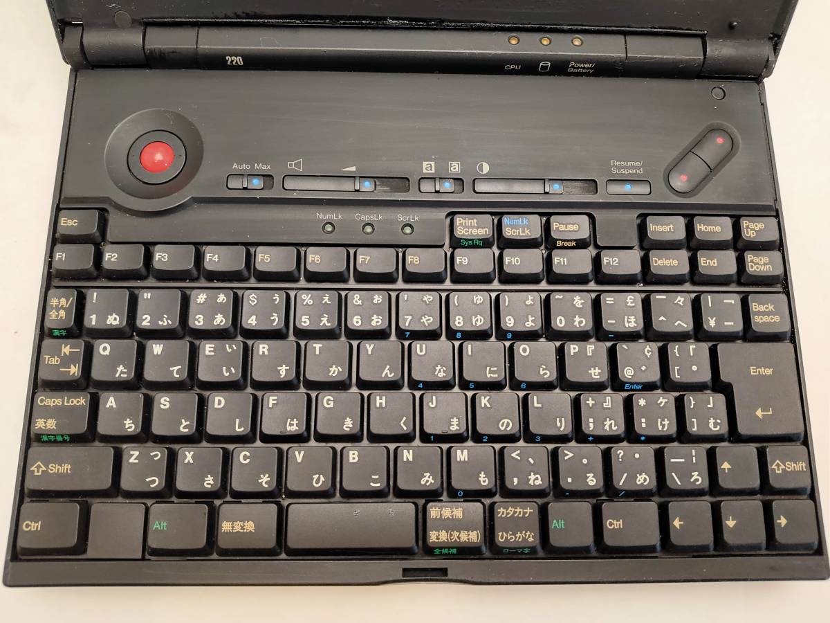 Yahoo!オークション - ジャンク品 IBM ThinkPad 220 2432-SJ8 ACアダプ