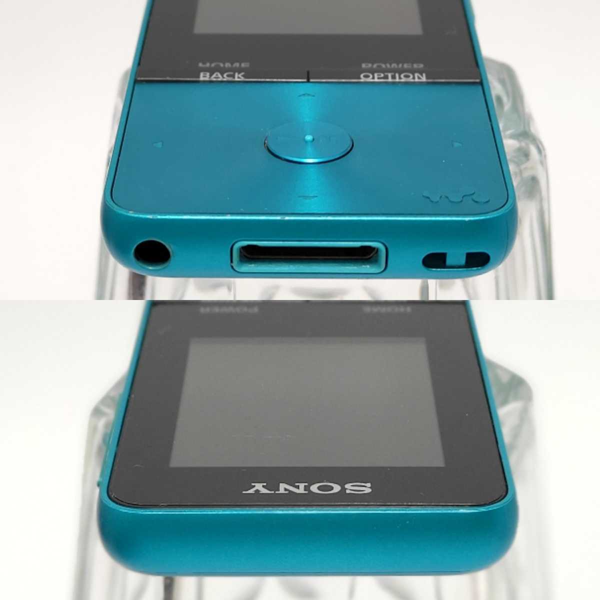 2005525【外装綺麗】SONY NW-S313 WALKMAN 4GB ブルー Bluetooth