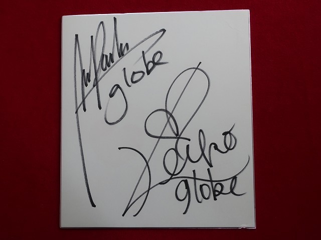 Yahoo!オークション - globe KEIKO 直筆サイン色紙