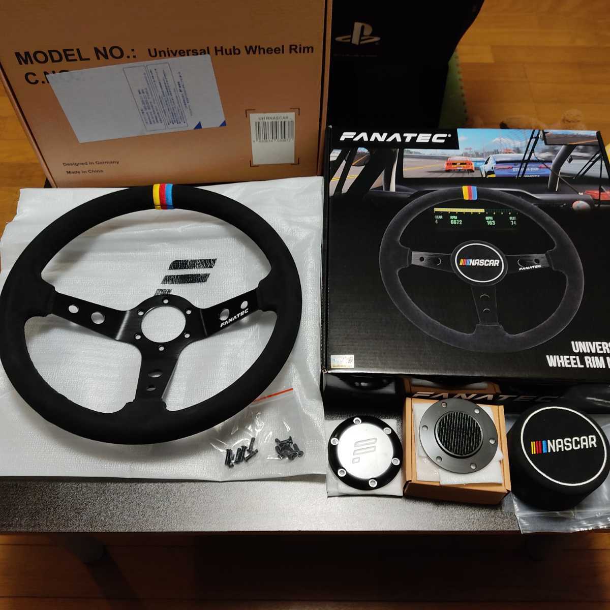 FANATEC Podium Wheel Rim NASCAR ステアリングホイール 数回使用超美