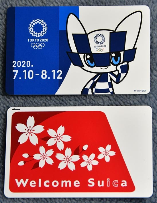 JR東】東京オリンピック TPカード 青 ミライトワ&Welcome Suica&資料