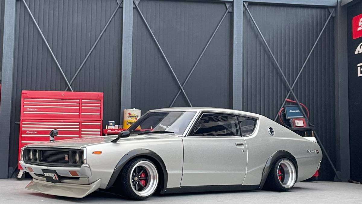 Yahoo!オークション - 1/18 Aa ケンメリ GT-R 新品（改）カスタム 深リ