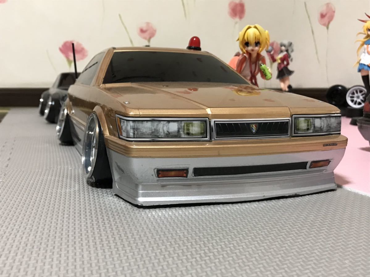 送料無料 1/10 日産 レパード F31 覆面パトカー ラジコン ボディ ABC