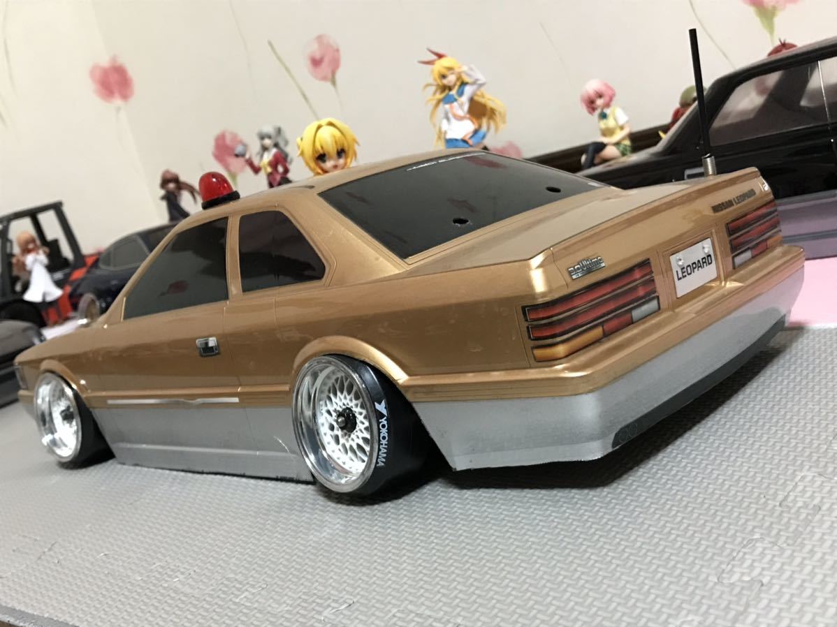 送料無料 1/10 日産 レパード F31 覆面パトカー ラジコン ボディ ABC