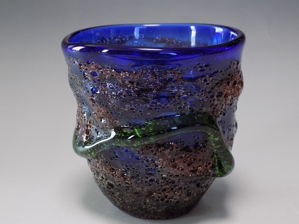 Yahoo!オークション - 吉100 琉球ガラス 稲嶺盛吉 紅珊瑚ロックグラス