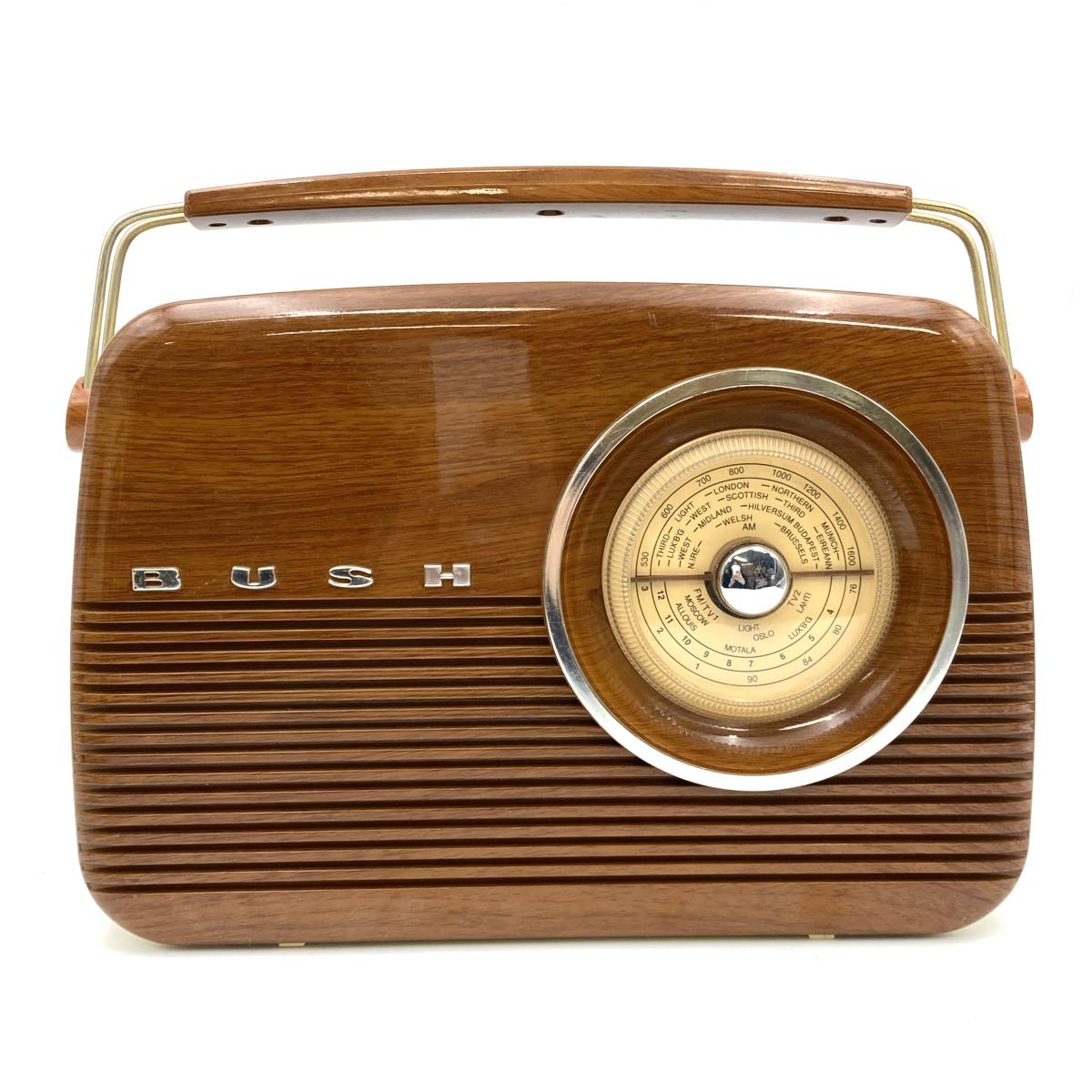 ジャンク『BUSH TR82 3バンドラジオ WOOD 復刻版』ブッシュ 3 Band