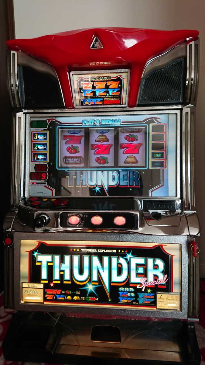 Yahoo!オークション - 引取り限定 長野 サンダーV スペシャル パチスロ