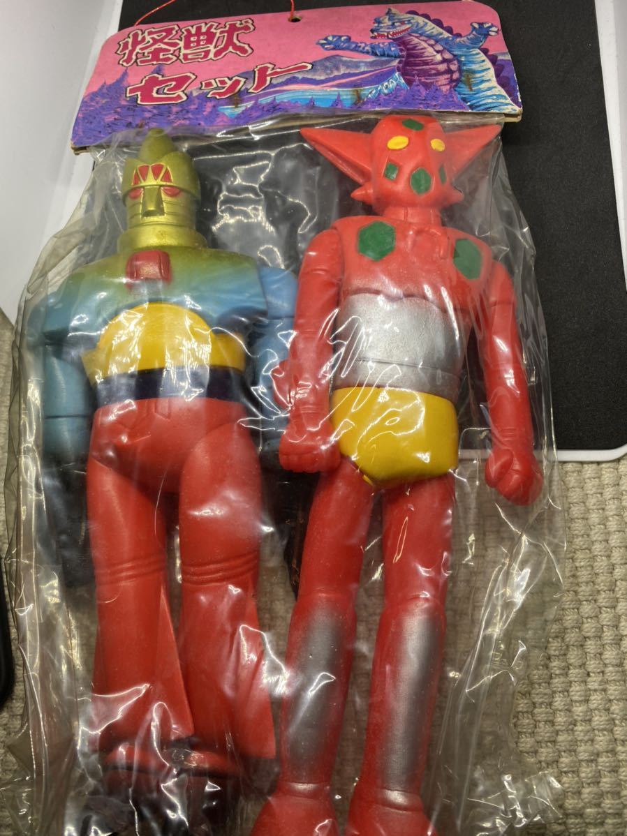ゲッターロボ 2体セット ソフビ 当時物 Yahoo!オークション