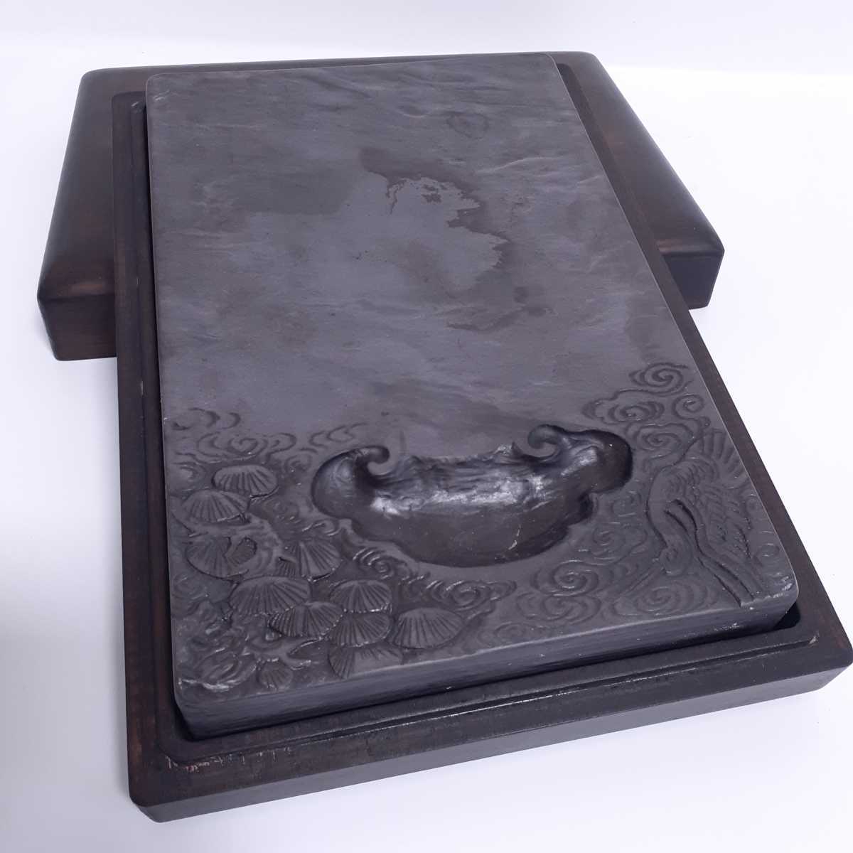 端溪硯 老坑 水巖 大西洞 金綫 青花 書道用品 端渓硯 骨董 端溪硯 老坑