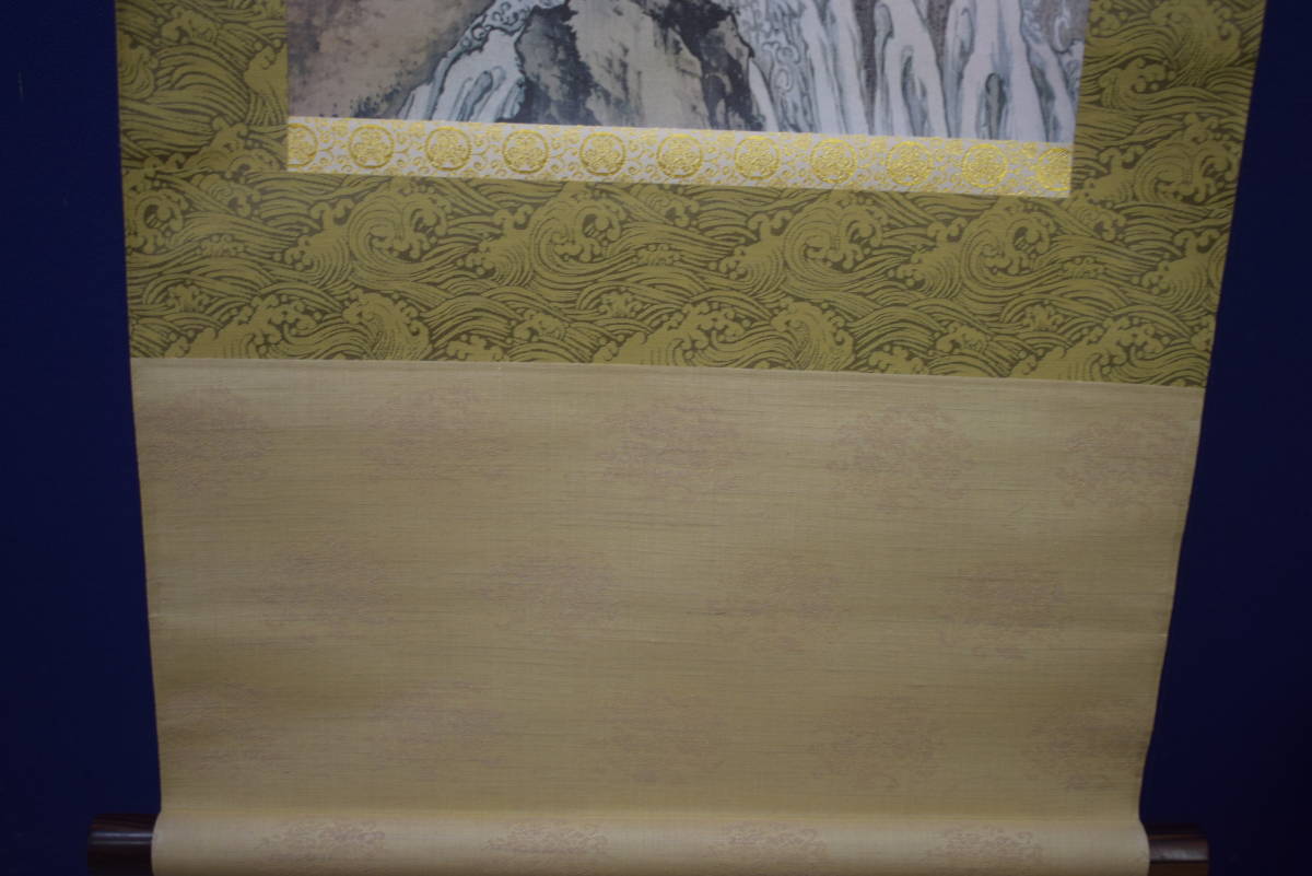 複製/熊代熊斐/海棠白頭図/印刷工芸/布袋屋掛軸HE-17 複製/熊代熊斐