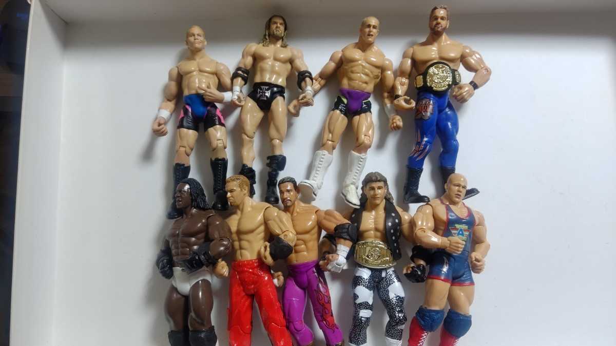 WWFプロレスラー ハズプロフィギュアセット 10体 WWFプロレスラー ハズ
