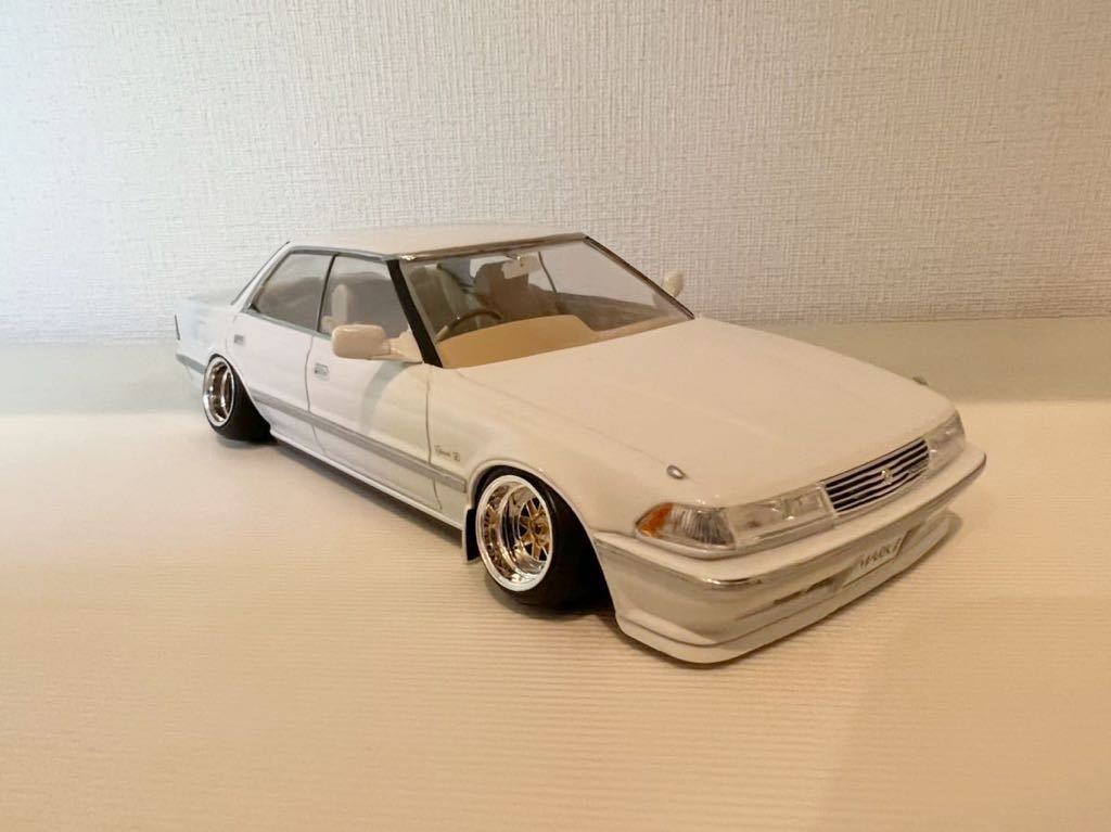 Yahoo!オークション - 1/24 アオシマ トヨタ81マークⅡ GX81 14インチ