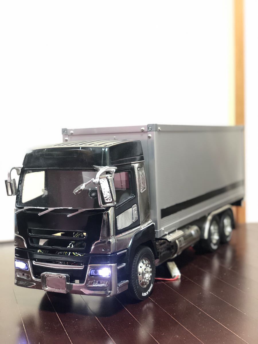 Yahoo!オークション - タミヤ 1/14 三菱フソウ スーパーグレート 箱車