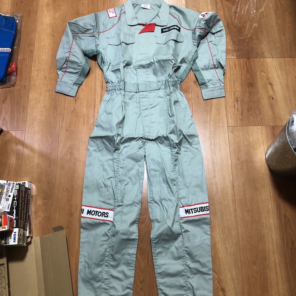 Yahoo!オークション - 未使用 非売品 三菱自動車 ツナギ 長袖 作業着 L