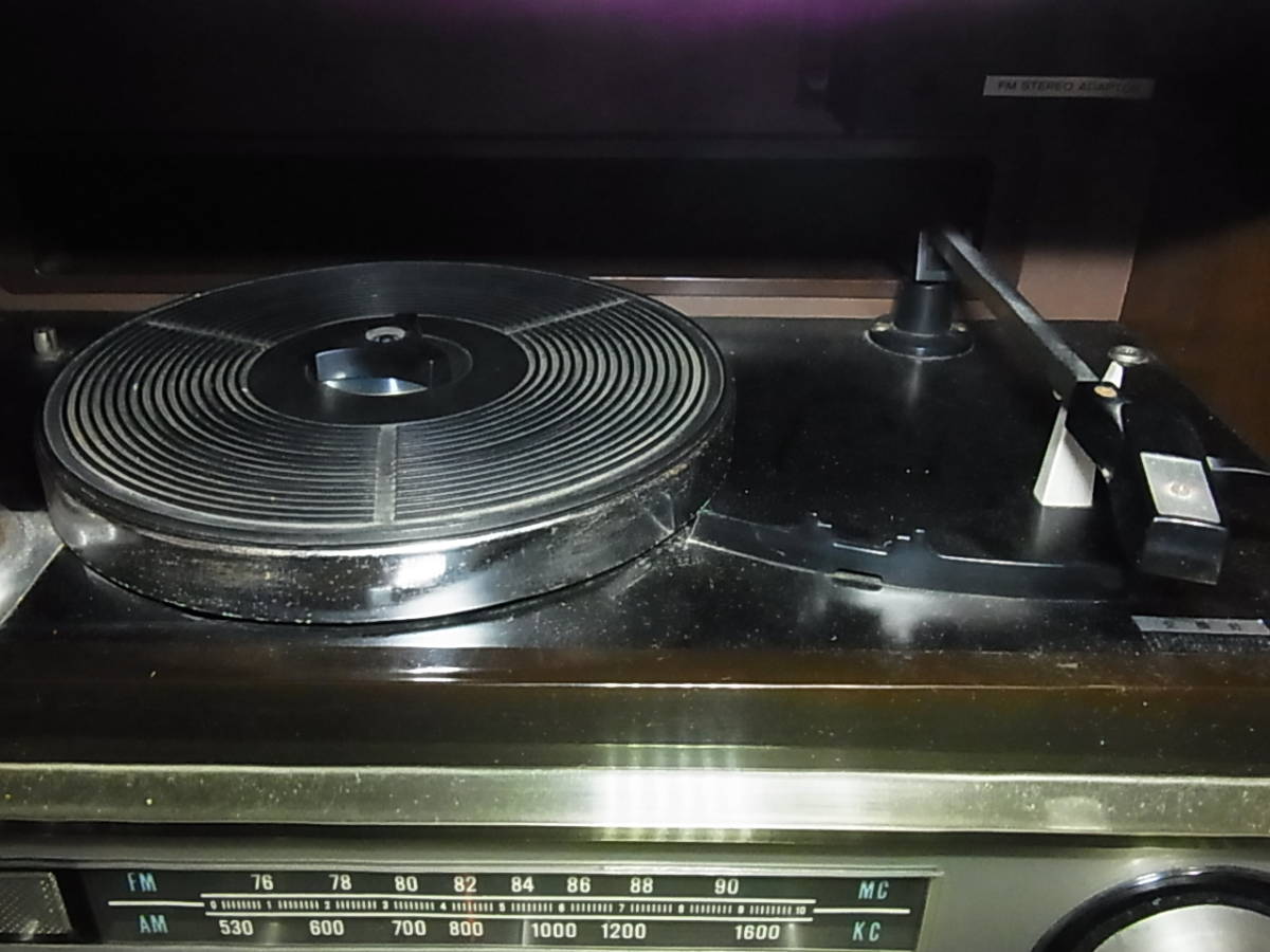 Yahoo!オークション - 真空管卓上ステレオ ナショナル SF-580 レコード