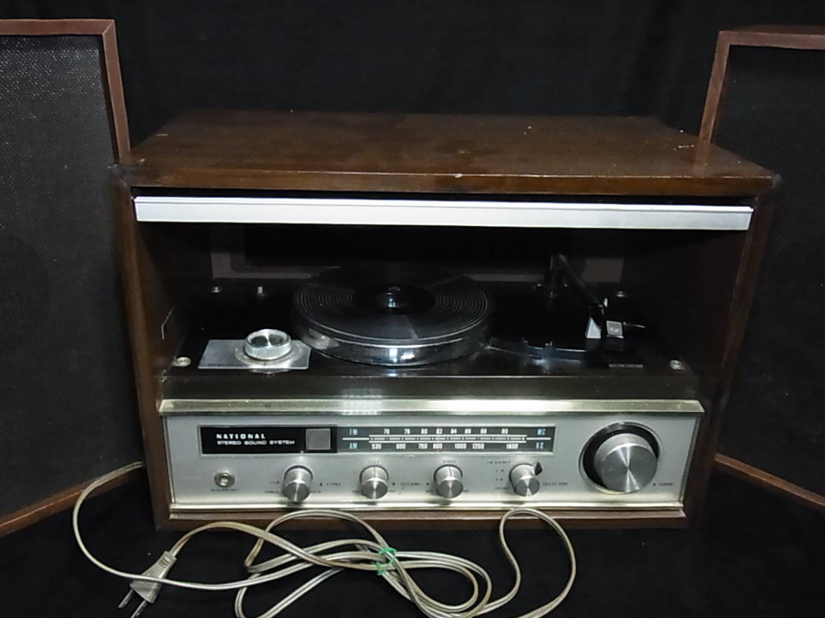Yahoo!オークション - 真空管卓上ステレオ ナショナル SF-580 レコード