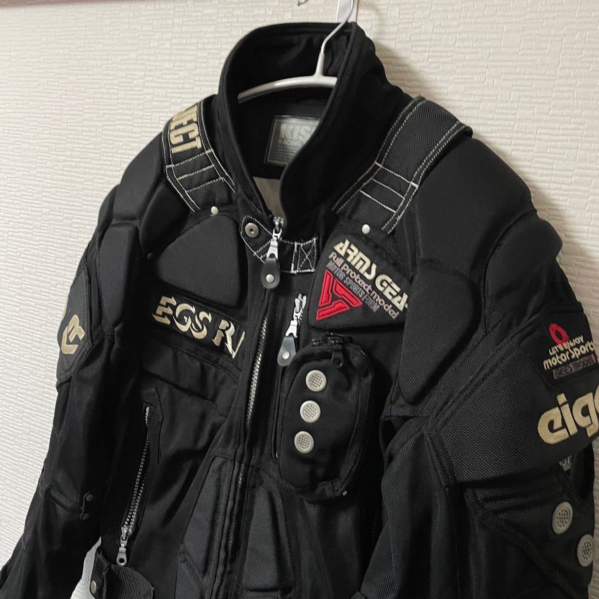 KISS RACING TEAM】レーシングジャケット バイク Mサイズ ライディング