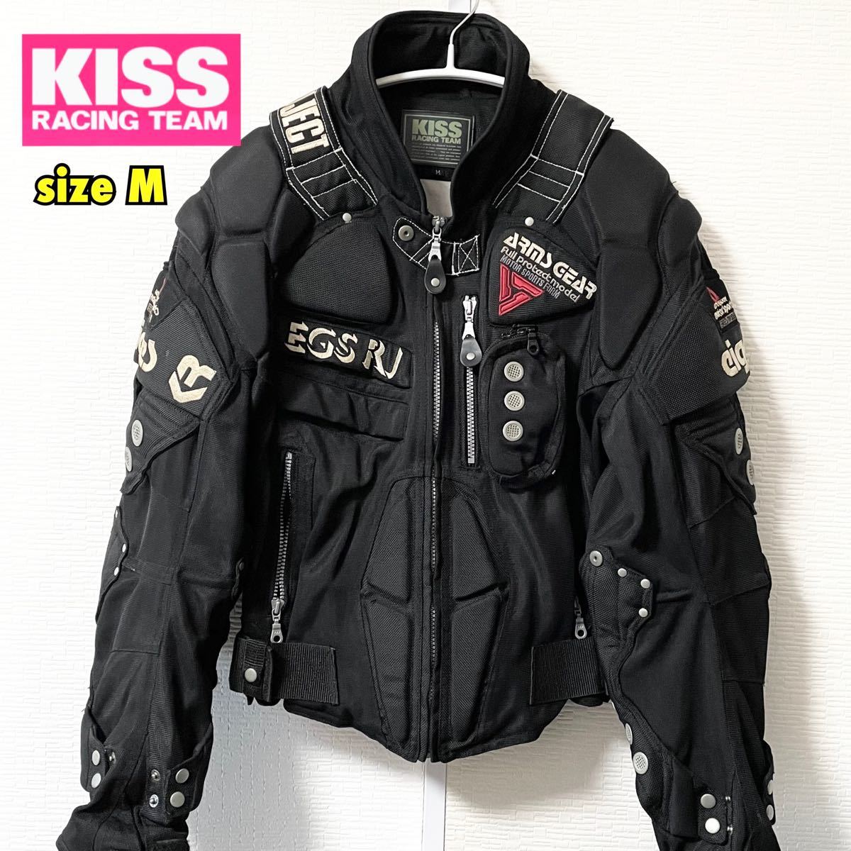 KISS RACING TEAM】レーシングジャケット バイク Mサイズ ライディング