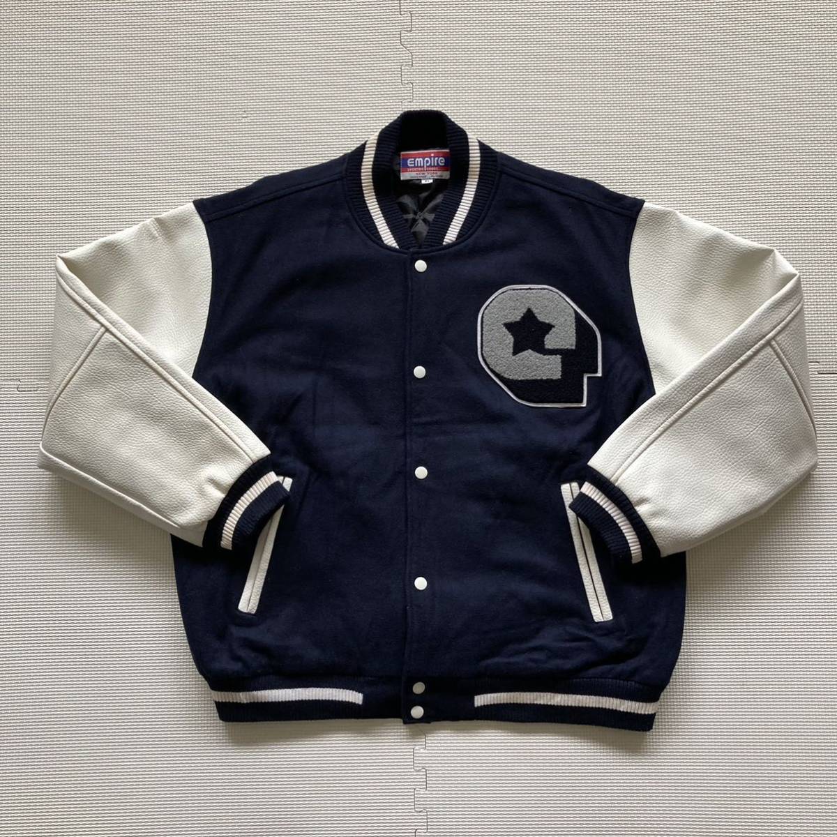 Yahoo!オークション - EMPIRE エンパイア 袖革 スタジャン XL