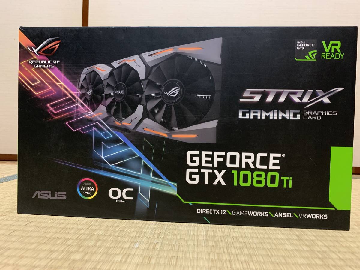 グラフィックボード・グラボ・ビデオカード ASUS STRIX GTX 1080 Ti OC