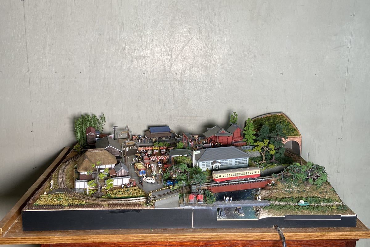 Yahoo!オークション - ジオラマ 電車 里山駅 少年時代 電車 Nゲージ ジ