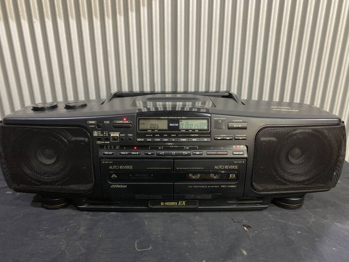 Yahoo!オークション - Victor ビクター バブルラジカセ CDラジカセ RC