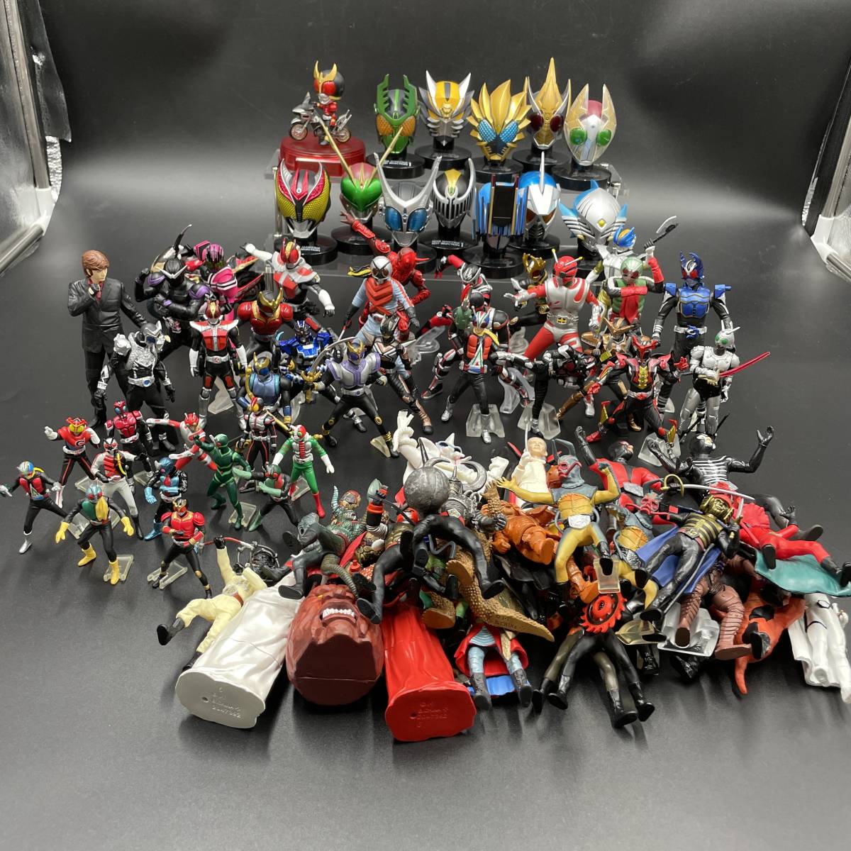 Yahoo!オークション - ジャンク 昭和 平成 仮面ライダー 怪人 など ミ